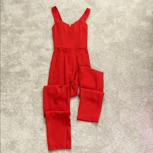 H&M Red Jumpsuit
